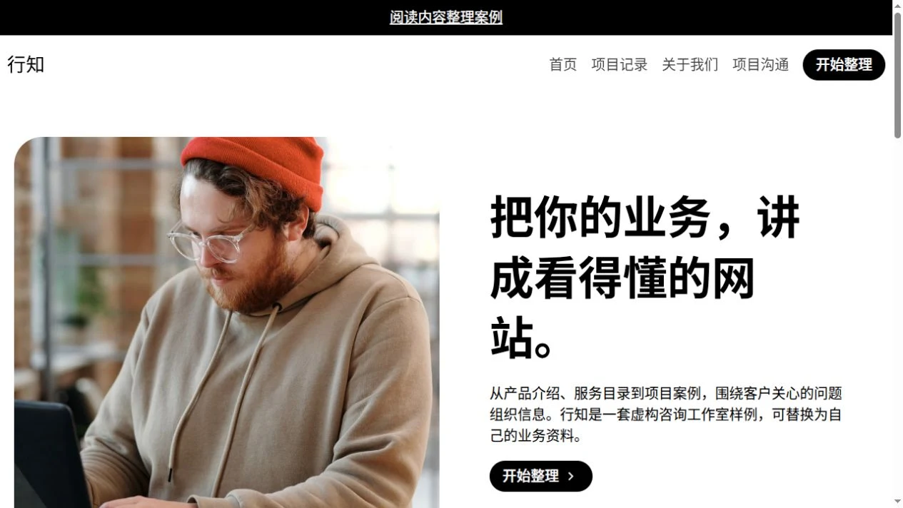 咨询服务与案例官网预览