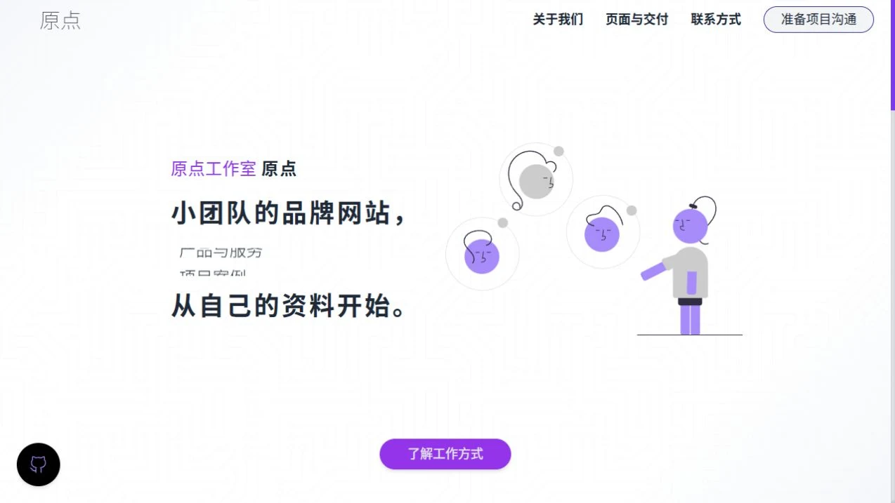 轻量品牌发布主页预览
