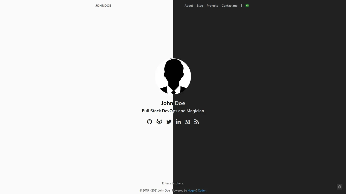 Coder · 个人履历与项目博客预览