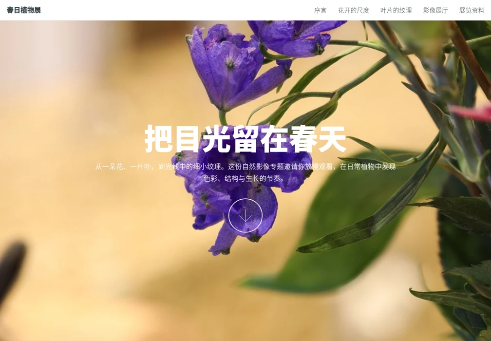 春日植物展 · 自然影像专题预览