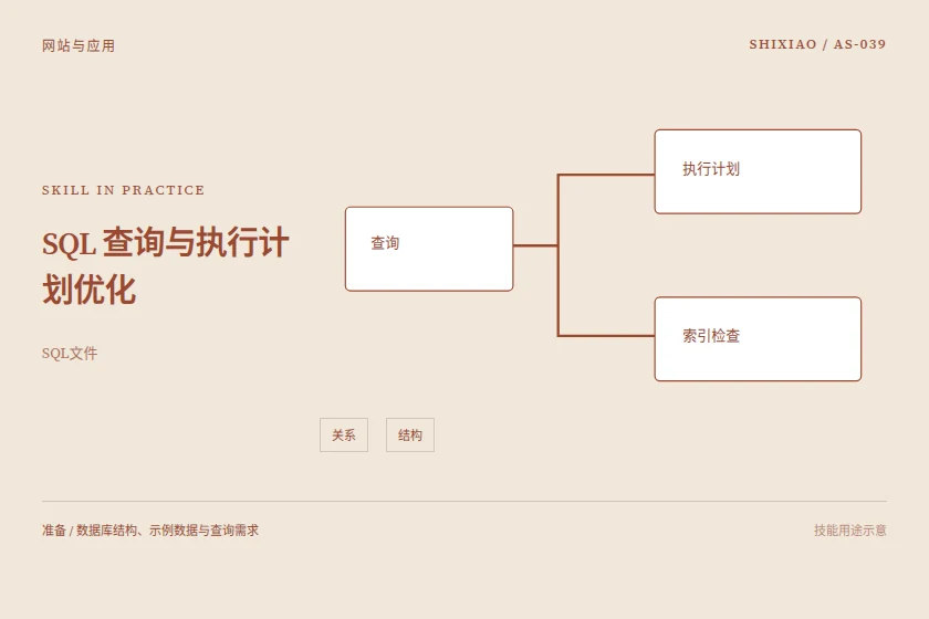 SQL 查询与执行计划优化用途示意