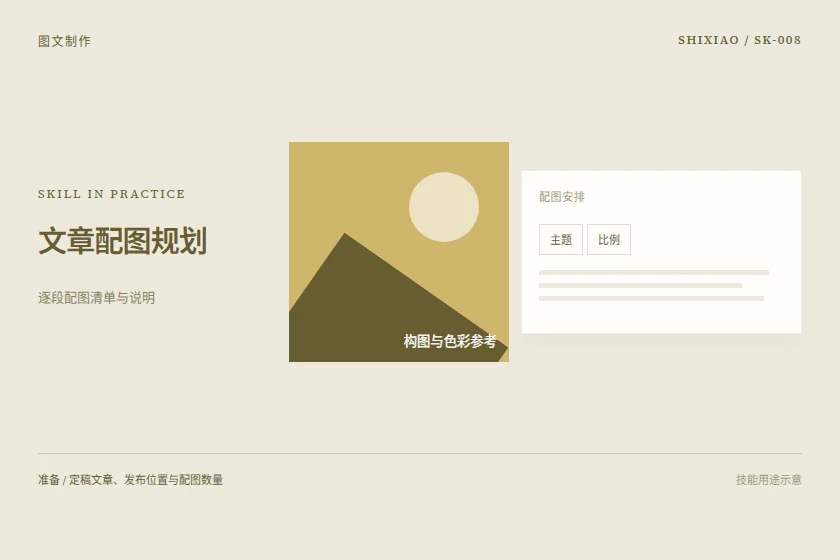 文章配图规划用途示意